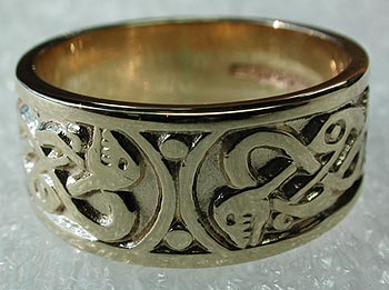 keltic scrolls ring